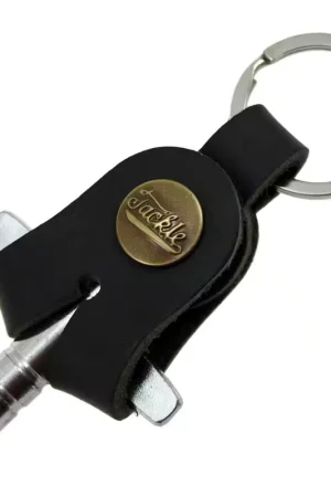 TACKLE Instruments Clé Accordage + Porte Clé Cuir - Noir | Offre du jour