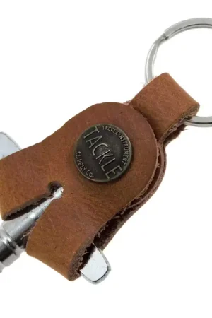 Plus que quelques unités | TACKLE Instruments Cle Accordage + Porte Cle Cuir - Saddle Tan