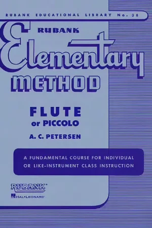 Rubank Peterson A.c. - Rubank Elementary Method - Flute | Disponible maintenant