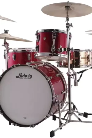Expédition immédiate | Ludwig Drums Classic Maple Red Sparkle (3 Fûts)