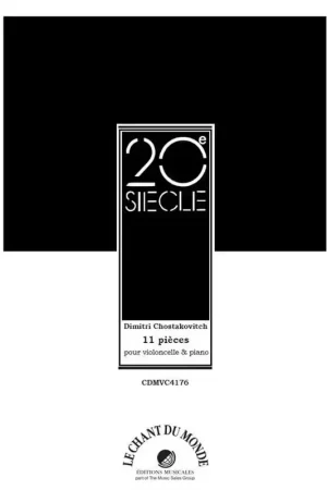 Offre | Chant Du Monde 11 Pieces Pour Violoncelle et Piano - Violoncelle & Piano
