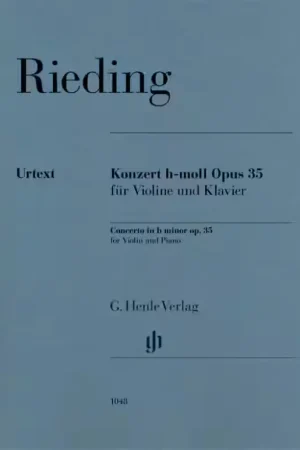 Henle Verlag Rieding Oskar - Concerto Op.35 - Violon & Piano - Prix malin