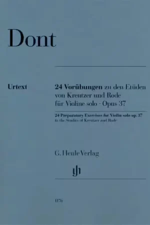 Henle Verlag Dont Jakob - 24 Exercices Preparatoires Op.37 - Violon Solo - Meilleur prix