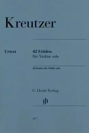 Qualité premium - Henle Verlag Kreutzer Rodolphe - 42 Etudes - Violon