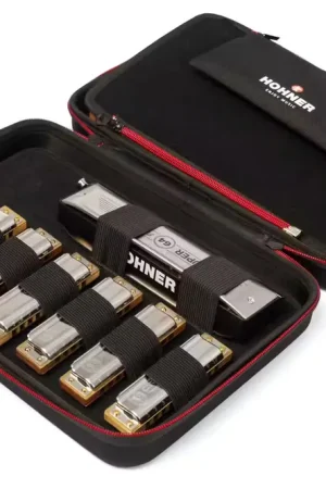 Tout juste arrivé - Hohner Flexcase L Pour 18 Harmonicas (non Inclus)