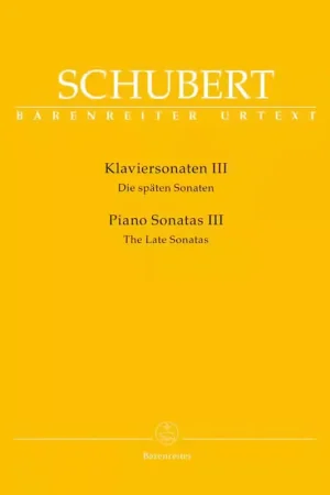 Offre limitée | Barenreiter Piano Sonatas III