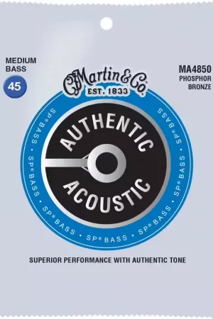 Martin Strings MA4850 SP Bass Phosphor Bronze Medium 45-105 - Qualité professionnelle