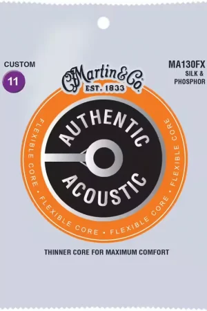 Martin Strings MA130fx Authentic Silk & Phosphor Custom Light 11-47 | Très apprécié des clients