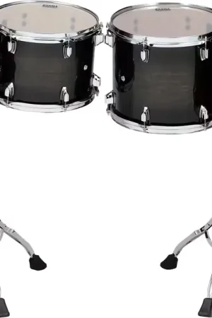Tama Set Tom De Concert MID-pitched Transparent Black Burst | Derniers exemplaires