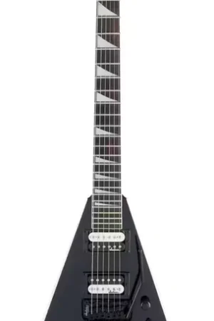 Jackson Guitars JS32 King V Js Ama Black With White Bevels - Commandez dès maintenant