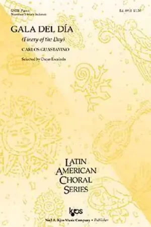 Produit phare - Hal Leonard GUASTAVINO CARLOS - GALA DEL DIA (FINERY OF THE DAY) SATB & PIANO - #1 FROM INDIANAS