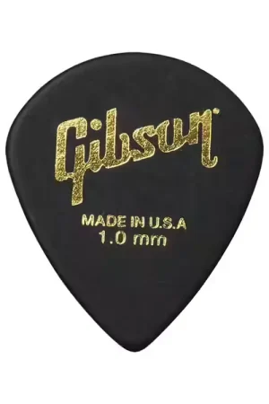 Dernière chance | Gibson Accessories Modern Guitar Picks 6 Pack Black 1.0mm Guitar Picks
