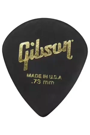 Gibson Accessories Modern Guitar Picks 6 Pack Black .73Mm Guitar Picks - Tendance