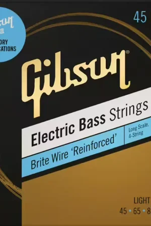 Gibson Accessories Factory Spec Brite Wire Reinforced Long Scale Light 45-105 | Promo exceptionnelle