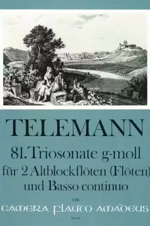 Amadeus Telemann G.P. - Triosonate In G-moll TWV 42:E11 - Plébiscité par les clients