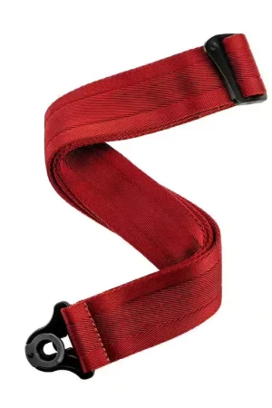 D'addario And Co 50BAL11 Auto Lock Guitar Strap Blood Red - Prix promo