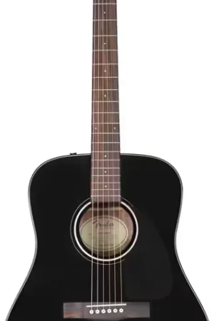 Fender Cd-60 Dreadnought V3 W/Case Wlnt, Black - Commandez en ligne