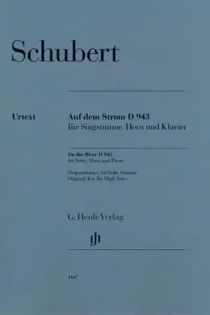 Henle Verlag Schubert Franz - Sur Le Fleuve D 943 - Ch Cor & Piano | Profitez-en