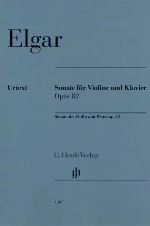 Prix spécial | Henle Verlag Elgar Edward - Sonate Op.82 - Violon & Piano
