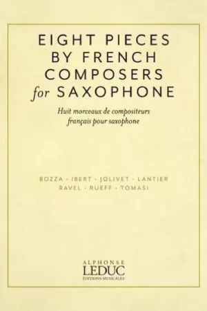 Promotion - Leduc Eight Saxophone Pieces By French Composers - Sax Alto et Piano