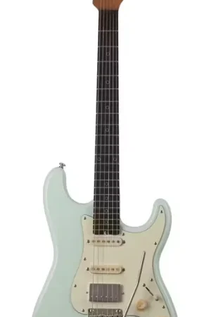 Schecter Hss Fr Sustainiac Nick Johnston Signature Atomic Frost - Affaire à saisir