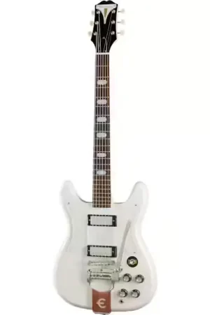 Epiphone Crestwood Custom (Tremotone) Polaris White Original - Profitez-en maintenant