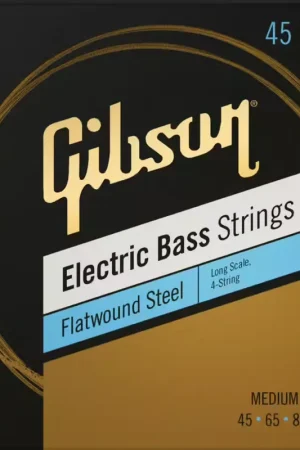 Prix exceptionnel | Gibson Accessories Flatwound Steel Long Scale Medium 45-100