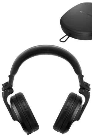 Nouveauté - Pioneer Dj Pack HDJ-X5-B (noir) + Etuis HDJ-HC02