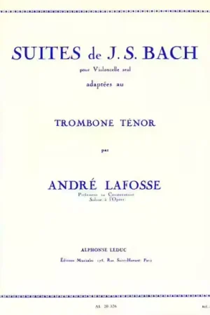 Qualité professionnelle | Leduc Lafosse Andre - Suites De Bach Pour Trombone Ténor