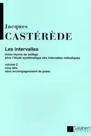 Salabert JACQUES CASTEREDE - INTERVALLES VOL. 4 7 CLES SANS PIANO | Achetez dès aujourd'hui