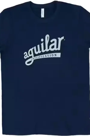 Aguilar "M" T-shirt Navy-silver | Derniers exemplaires