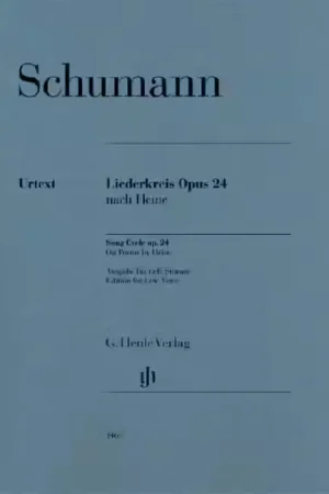 Nouveau en boutique - Henle Verlag Schumann - Song Cycle Op. 24 - Voice (T) et Piano