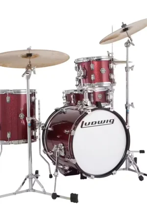 Commandez maintenant | Ludwig Drums LC179XX025 - Breakbeats Questlove 16" - Red Wine Sparkle (bordeaux)