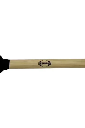 Nouveau au catalogue | Contemporanea C-BS02B - Mailloche De Surdo Noire Bois 30CM Pour Surdo