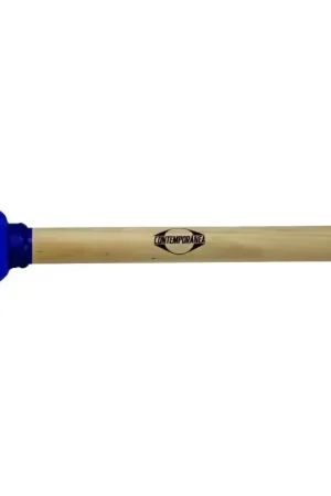 Remise supplémentaire | Contemporanea C-BS02blue - Mailloche De Surdo Bois Bleue 30CM
