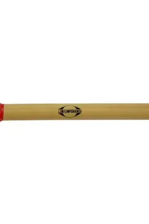 Contemporanea Mailloche De Surdo Rouge Bois Bois Petite Tête 30Cm - Disponible maintenant