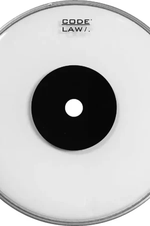 Recommandé | Code Drum Head LAW Transparente 18"