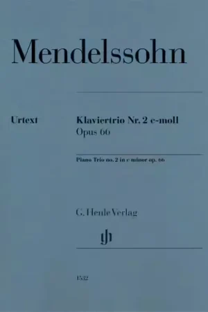 Henle Verlag Mendelssohn - Piano Trio N°2 Op.66 - Meilleure vente