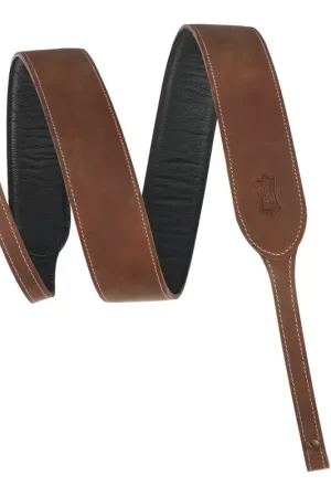 Levys PMB32GF-BRN 5 CM Banjo Cuir Brown Brown - Disponible à la commande