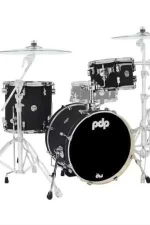 Qualité supérieure - PDP By DW Concept Maple Finish Ply Bop Kit 18" Satin Black