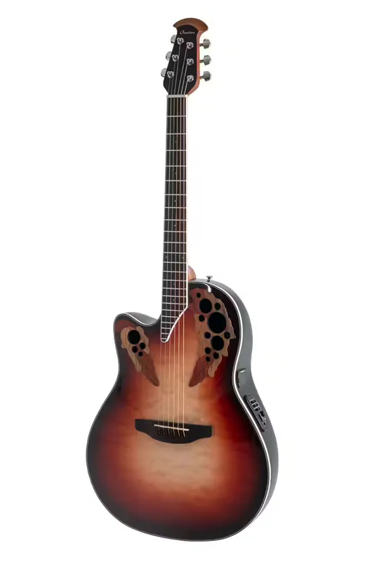 Disponible dès maintenant | Ovation Celebrity Elite Plus Mid Cutaway Ruby Burst Lh CE44LX-1R-G