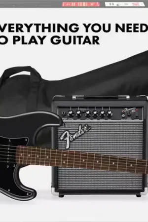 Squier Stratocaster HSS Affinity Pack LRL Charcoal Frost Metallic | Paiement sécurisé