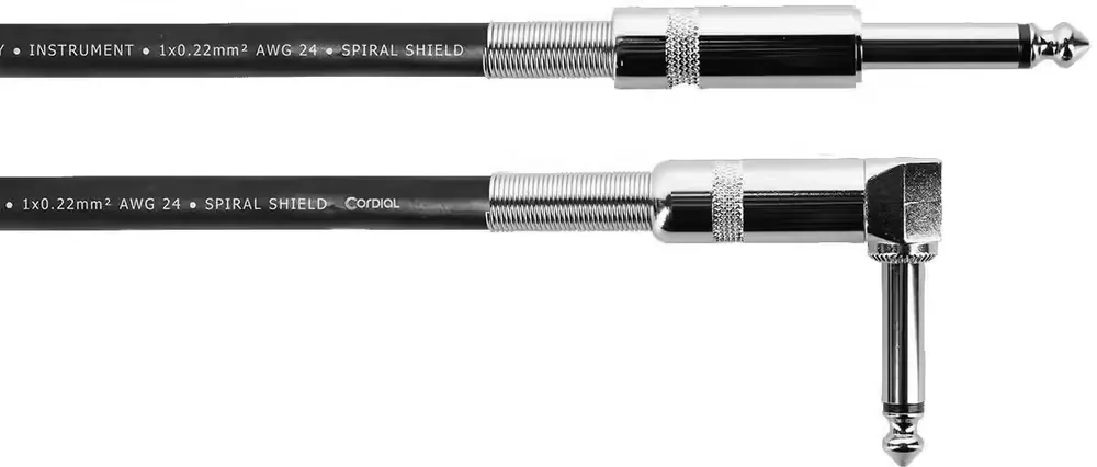 Cette semaine uniquement - Cordial Cable Guitare Jack 3 M Droit /Coudé