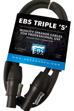 Très demandé - EBS HAUT-PARLEUR SPEAKON 1,5 M