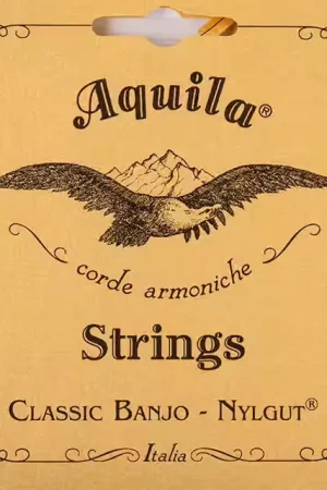 Aquila 2B Nylgut Jeu Banjo 5 Cordes Dbgdg Tir Faible 1 Corde Rouge | Disponible à la commande