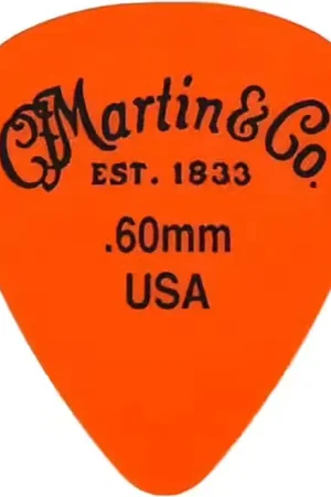 Prix exceptionnel - Martin Strings Médiators Orange 60MM
