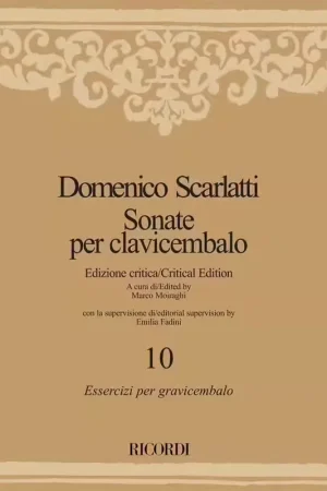 Réduction spéciale - Ricordi Scarlatti Domenico - Sonate Per Clavicembalo - Vol. 10