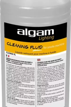 Qualité supérieure | Algam Lighting Liquide Nettoyant pour machine à fumée 1L