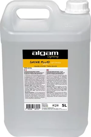 Algam Lighting Liquide à Fumée Faible Densité 5L - Très demandé