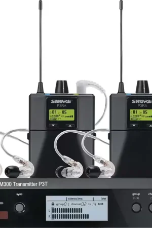 Derniers jours - Shure P3Tera215Twp-H20-Twinpack Psm300 Pro Bande H20